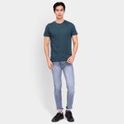 Men's Round Neck Half Sleeves T-Shirt, टील ब्लू, small image number null