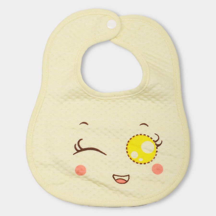 Infants' Bib, Yellow, large image number null