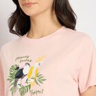 Ladies' 100% Cotton Round Neck T-Shirt , Light Pink, small