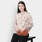 Ladies' Top , भूरा, small