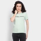 Ladies' Round Neck T-Shirt , Light Green, small image number null
