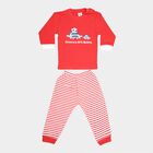 Infants Cotton Baba Suit, Red, small image number null