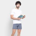 Men's Boxers, Navy Blue, small