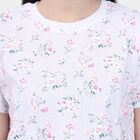 Ladies' Round Neck T-Shirt , White, small