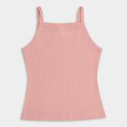 Girls' 100% Cotton Vest (Pack of 2), White, small image number null