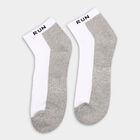 Men's Socks (Pack of 3), गहरा ग्रे, small
