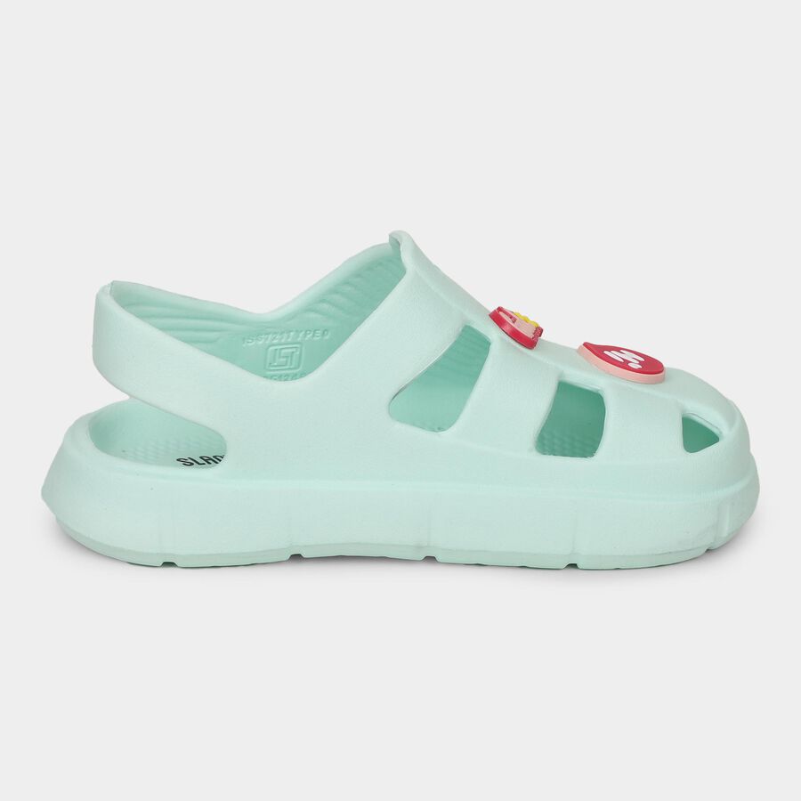 Girls' Sandal, हरा, large image number null