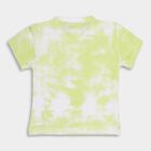 Infants' Light Lime Green Cotton Round Neck Casual T-Shirt, हल्का हरा, small image number null