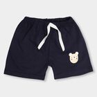 Infants' 100% Cotton Half Pant, नेवी ब्लू, small image number null