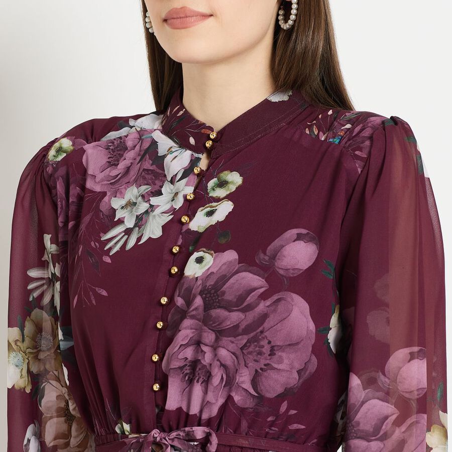 Ladies' Dress, Wine, large image number null