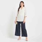 Solid Palazzo, Navy Blue, small image number null