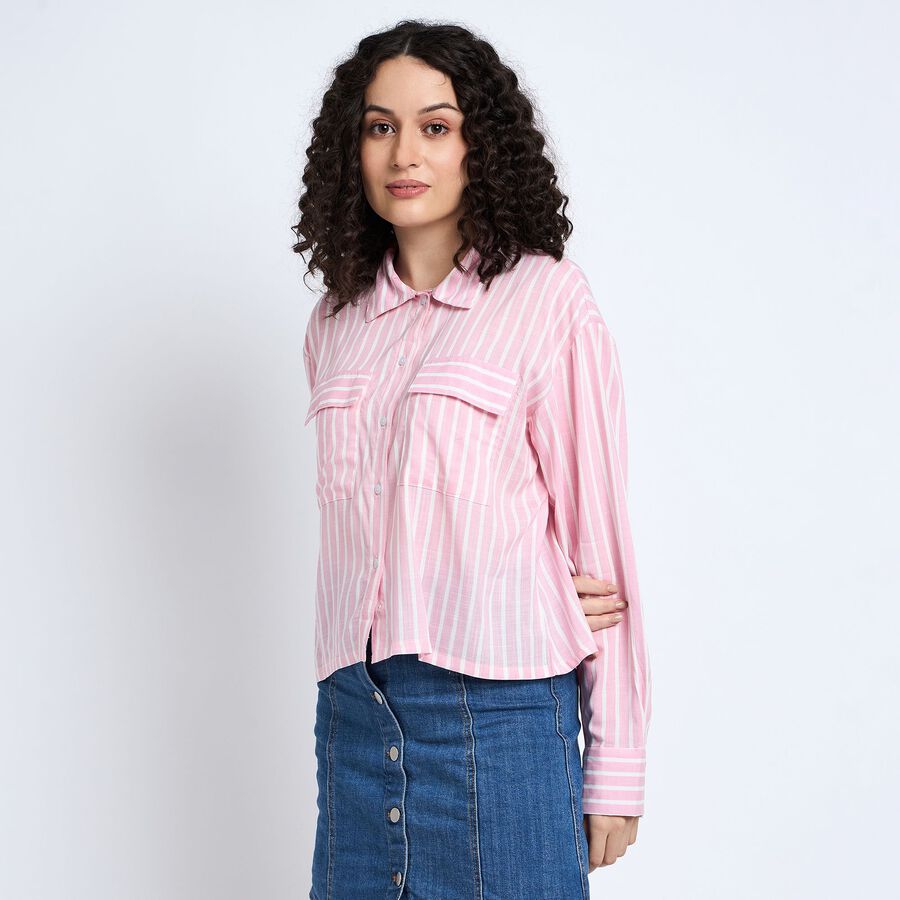 Ladies' Shirt , हल्का गुलाबी, large image number null