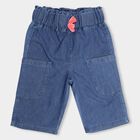 Girls' Capri , Mid Blue, small