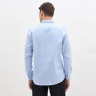 Men's Light Powder Blue Classic Casual Shirt, Light Blue, small image number null