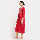 Embroidered Kurta, Red, small image number null