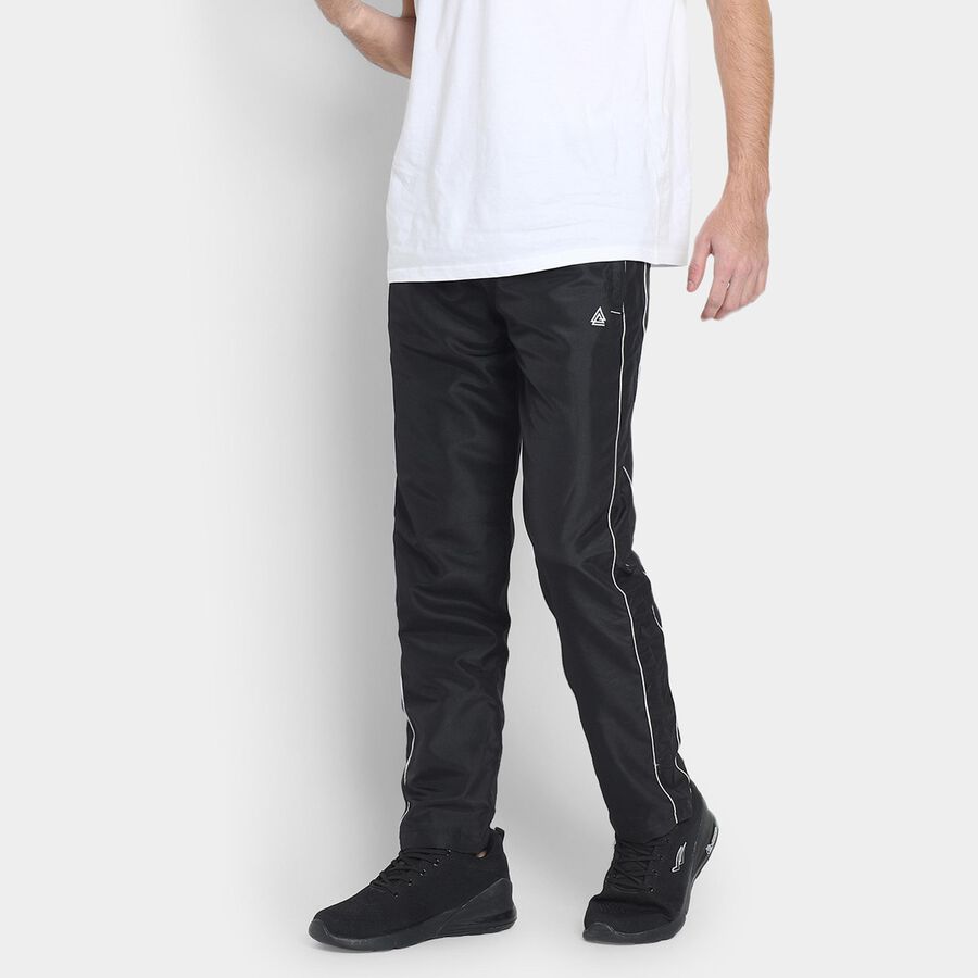 Men's Track Pants , काला, large image number null