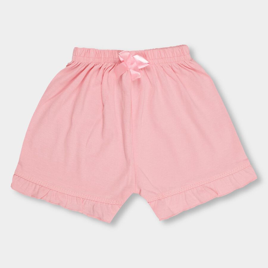 Infants' 100% Cotton Half Pant, गुलाबी, large image number null
