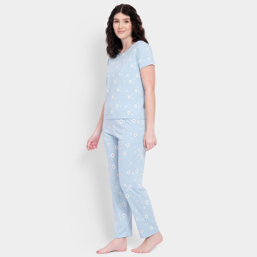 Ladies' Night Suit , Light Blue, large