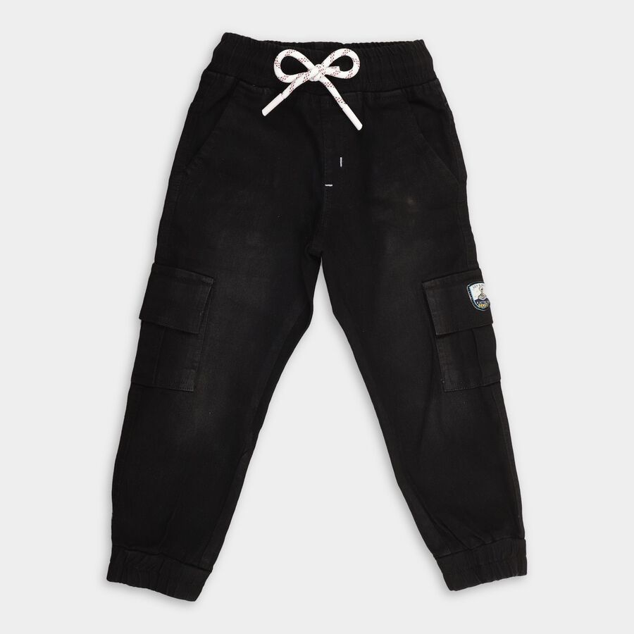 Boys' Jeans, काला, large image number null