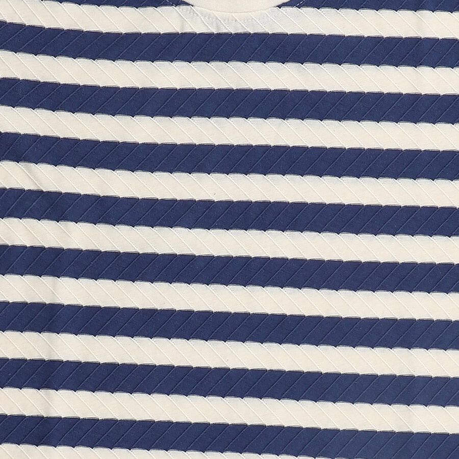 Boys Deep Navy Blue Crew Neck Casual Half Sleeve T-Shirt, Navy Blue, large