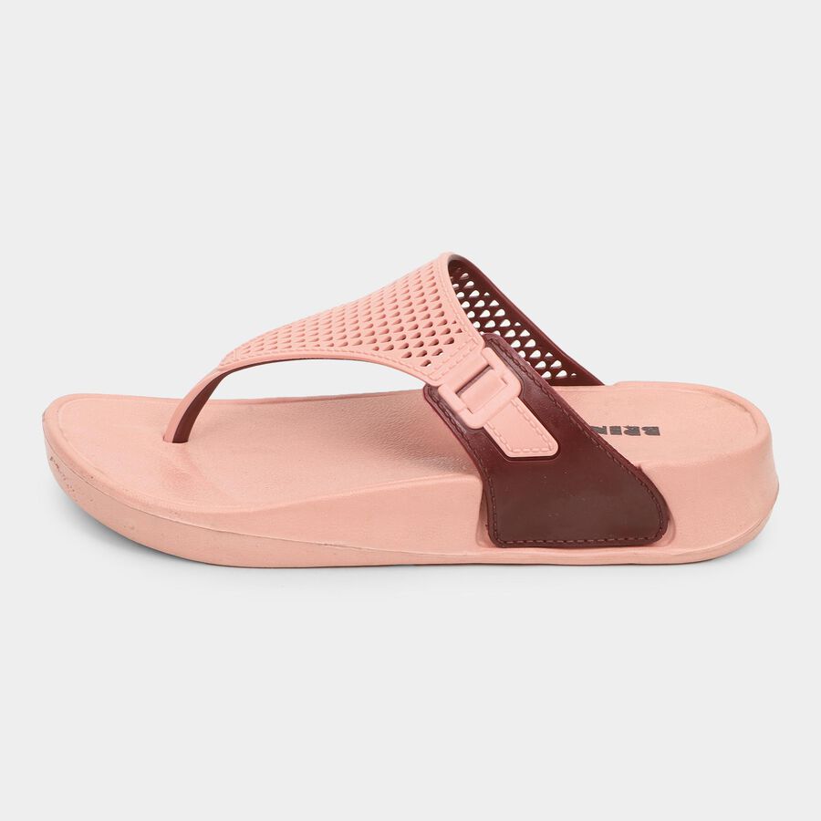 Ladies' V Thong Slipper, Pink, large image number null