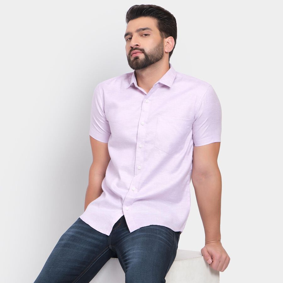 Men's Casual Shirt, लाइलेक, large image number null