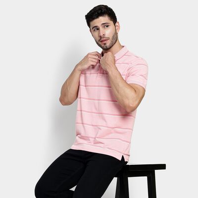 Men's Collared Half Sleeves T-Shirt 