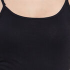 Cotton Solid Slips, Black, small image number null