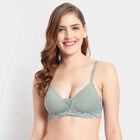 Padded Bralet Bra, Olive, small image number null