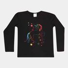 Girls Solid Top, Black, small image number null