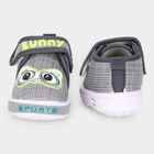 Boys' Grey Velcro Strap Sneakers, Grey, small