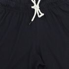 Boys' Navy Blue Regular Fit Graphic Print Jamaican Shorts, नेवी ब्लू, small