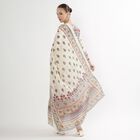 Women's Eggshell White Floral Printed Ethnic Set, ऑफ व्हाइट, small image number null