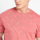 Cotton Round Neck T-Shirt, Peach, small image number null