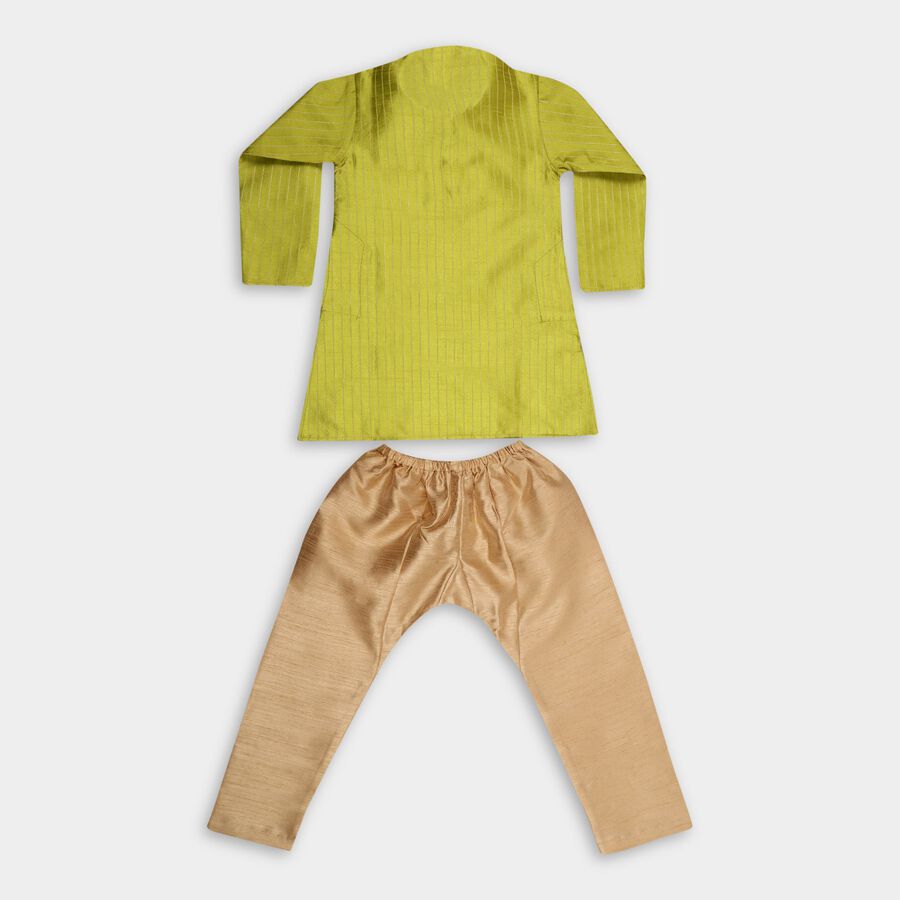 Boys' Kurta Pyjama, हल्का हरा, large image number null