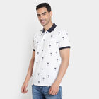 Printed Polo Shirt, White, small image number null