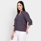 Ladies' Shirt , नेवी ब्लू, small