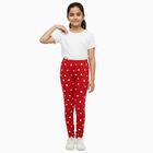 Girls' Legging, Red, small image number null