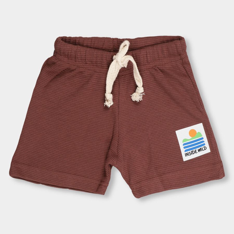 Boys' Basic Bermuda , Brown, large image number null