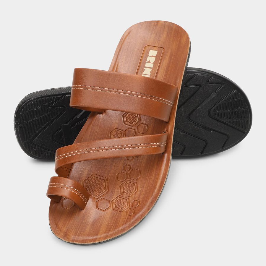 Men's Sandal, Tan, large image number null