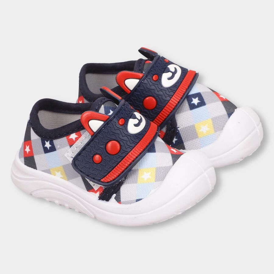 Girls' Slip-On Shoes, Blue, large image number null