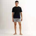 Men's Inner Elastic Boxers , Dark Grey, small image number null