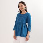 Ladies' Kurti, टील ब्लू, small image number null
