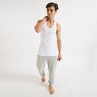 Men's Cotton Vest, White, small image number null