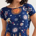Ladies' Nighty, नेवी ब्लू, small image number null
