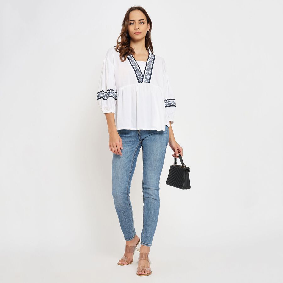 Ladies' Shirt , White, large image number null
