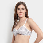 Printed Non-Padded Bra, Purple, small image number null