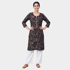 Women's Black Kurta, काला, small