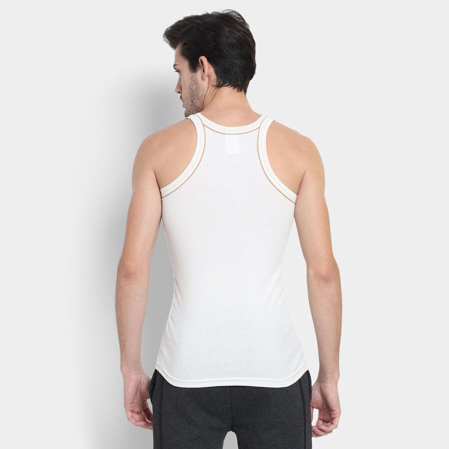 Men's 100% Cotton Gym T-Shirt , ऑफ व्हाइट, large image number null