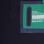 Boys' 100% Cotton Half Sleeves T-Shirt, नेवी ब्लू, small image number null